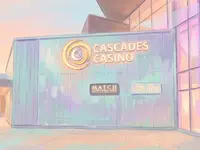 Cascades Casino Delta sign wall