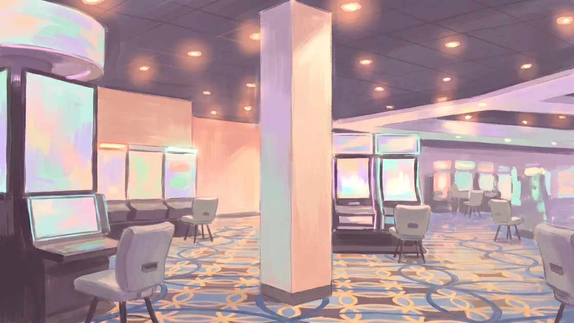 Slot floor corner at Grand Villa Casino