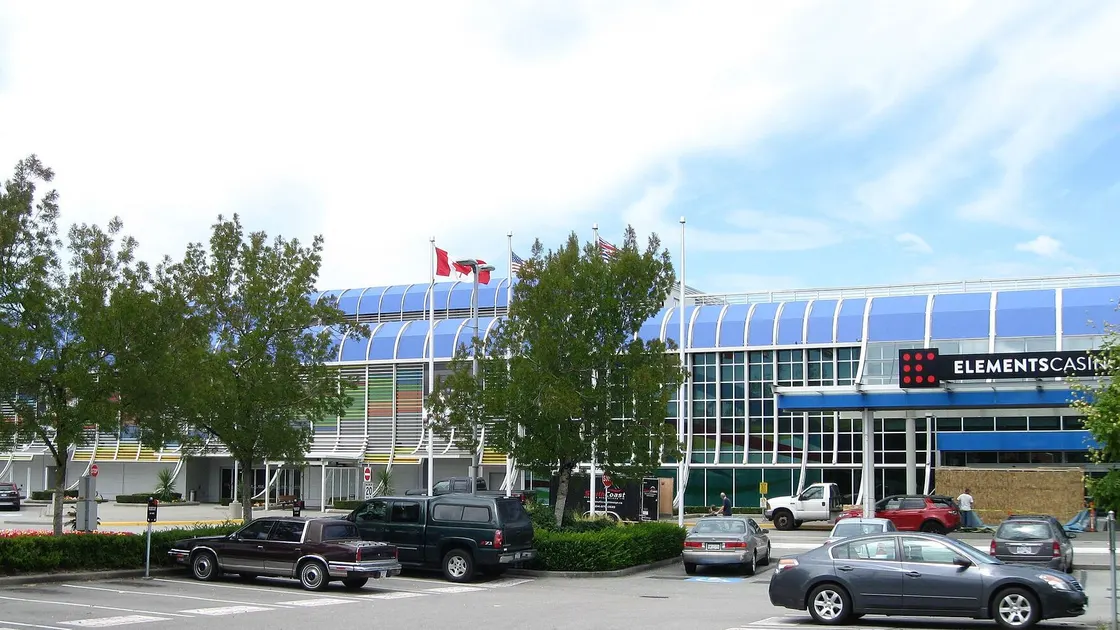Elements Casino Surrey across the parking lot